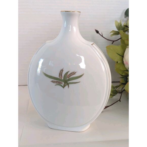 Vintage Fukagawa Arita Saki Decanter. Wheat Grass Pattern. Hand Painted Japan. - Picture 4 of 10